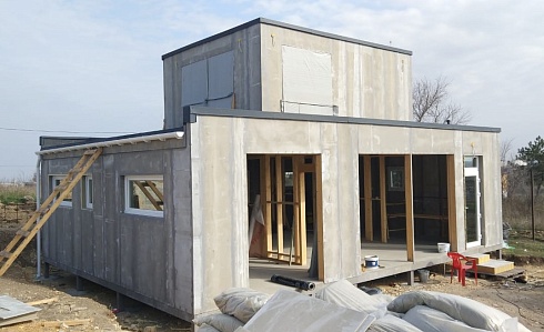 Индивидуальный жилой дом по адресу: Севастополь, улица Е. Реброва, уч. 13 Общая площадь – 96 м2. Сдан 07.2020