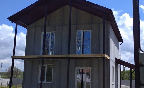 Двухэтажный дом, г. Севастополь п. Любимовка, Общая площадь – 96 м2. Сдан 07.2020