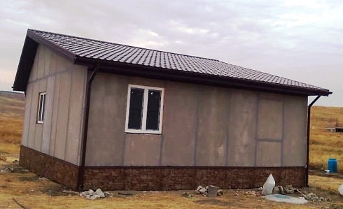 Индивидуальный жилой дом по адресу: Республика Крым, г. Феодосия, с. Южное. Общая площадь 69 м2. Сдан 07. 2019. 