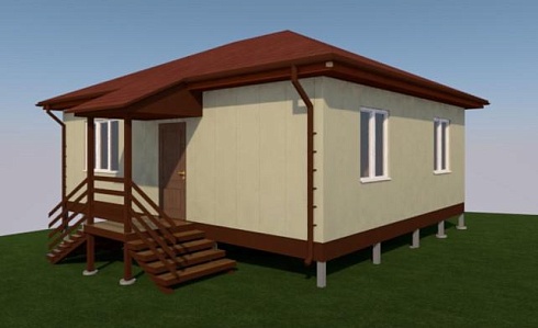 Одноэтажный дом по по адресу: Республика Крым, г. Керчь. Общая площадь 68 м2. Сдан 04.2019