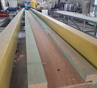 Июль 2019. Начат выпуск деревянных двутавровых балок БДК