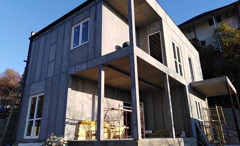 Краснодарский край, г. Сочи, с. Нижняя Шиловка, ул. Светогорская Площадь 237м2. Сдан 05.2020 