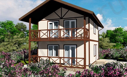 Индивидуальный жилой дом по адресу: Краснодарский край, г. Геленджик, х. Бетта, с/т Бетта, уч. 49. Общая площадь 96 м2. Сдан 01.2020