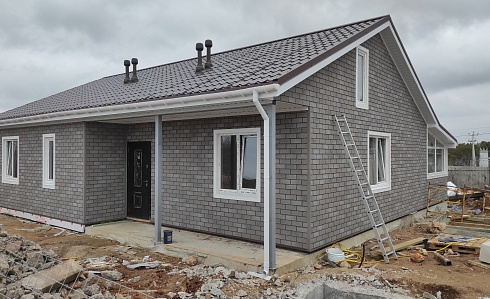 Индивидуальный жилой дом по адресу: г. Севастополь, Cадоводческое товарищество Бриг, 58. Общая площадь: 110м2. Сдан: 04.2021