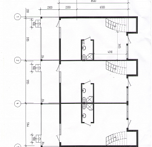 Проект таунхауса в Краснодаре, 1 этаж